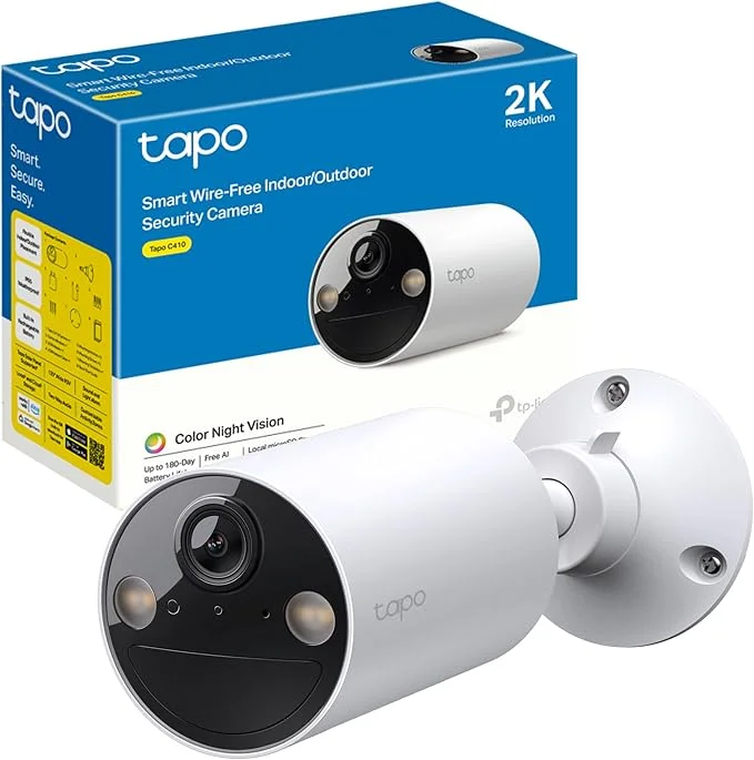 TP-Link Tapo C410 Câmara de Segurança com Bateria 2K 3 MP IA