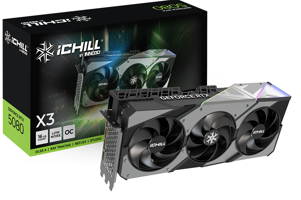 Inno3D RTX5080 iChill X3 16GB GDDR7 HDMI 3xDP
