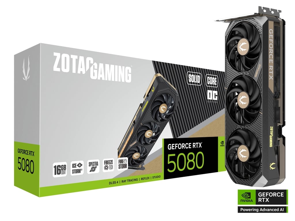 VGA Zotac RTX5080 16GB Solid Core OC