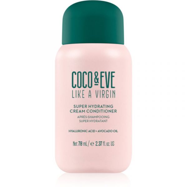Coco & Eve Like a Virgin Super Hydrating Cream Condicionador Hidratante para Cabelo Brilhante e Macio 70 ml