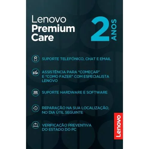 Serviço Suporte Lenovo Premium Care 2 anos