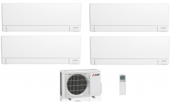 Mitsubishi Electric Multisplit 4x1: MXZ-4F72VF + 3x MSZ-AY20VG + 1x MSZ-AY35VGK – Conforto e Eficiência para Toda a Casa