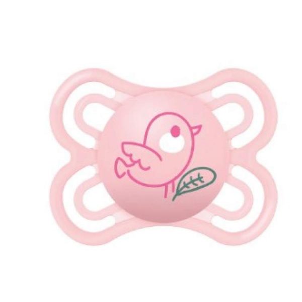 MAM Chupeta Silicone Perfeito 0m + Rosa