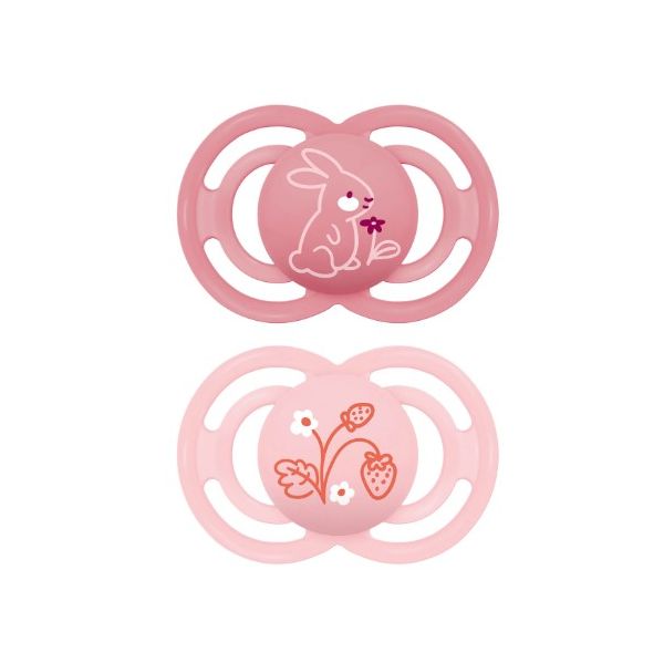 MAM Perfect Chupeta Silicone Rosa 6M+