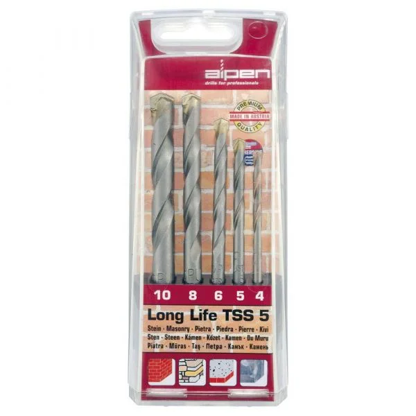 Alpen Caixa Brocas Widia Long Life 5 Pieces
