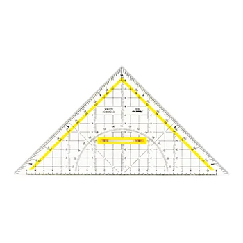 Esquadro Desenho HYP25cm Aristo AR16504 com Pega Removível