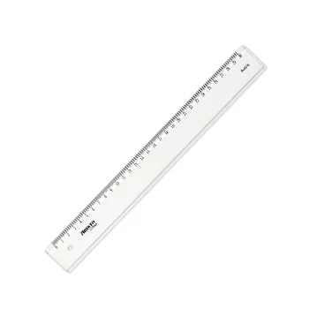 Régua Plástico Cristal 30cm Aristo Geocollege AR23030