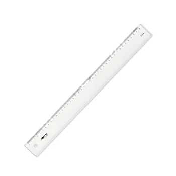 Régua Plástico Cristal 40cm Aristo Geocollege AR23040