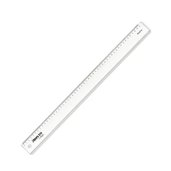 Régua Plástico Cristal 50cm Aristo Geocollege AR23050