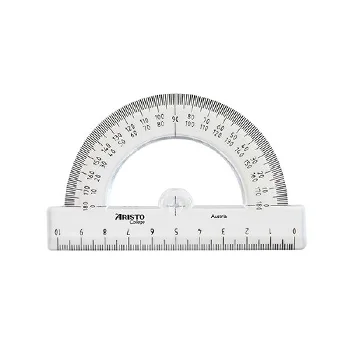 Transferidor Cristal 180G-10cm Aristo Geocollege AR23301