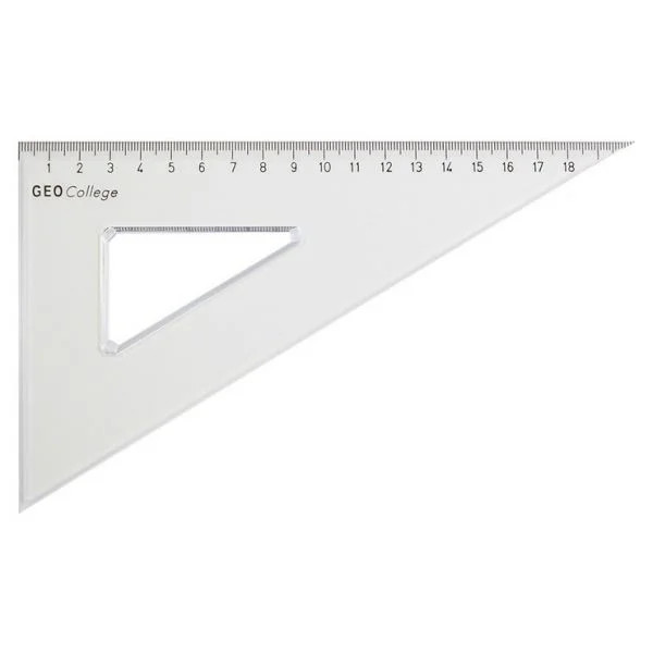 Aristo Esquadro 60º/20cm eocollege E-23cm Transp. Ar23620 - 09115323620