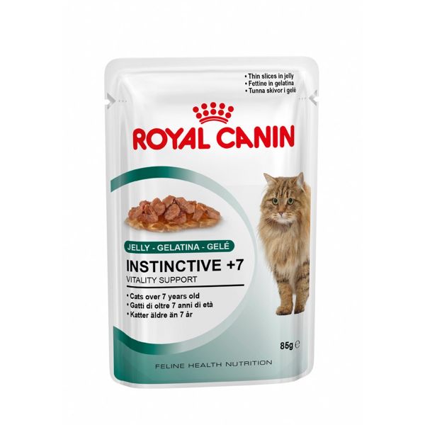 Ração Húmida Royal Canin Instinctive 7+ In Jelly 85g