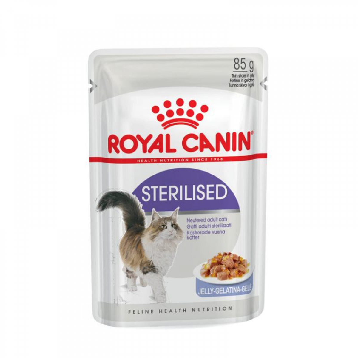 Ração Húmida Royal Canin Sterilised Jelly 12x 85g