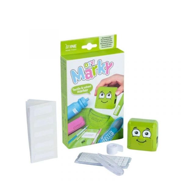 Carimbo Para Roupa Infantil Marky Verde 1un