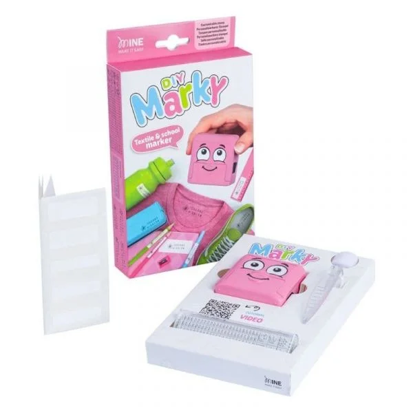 Carimbo Para Roupa Infantil Marky Rosa 1un
