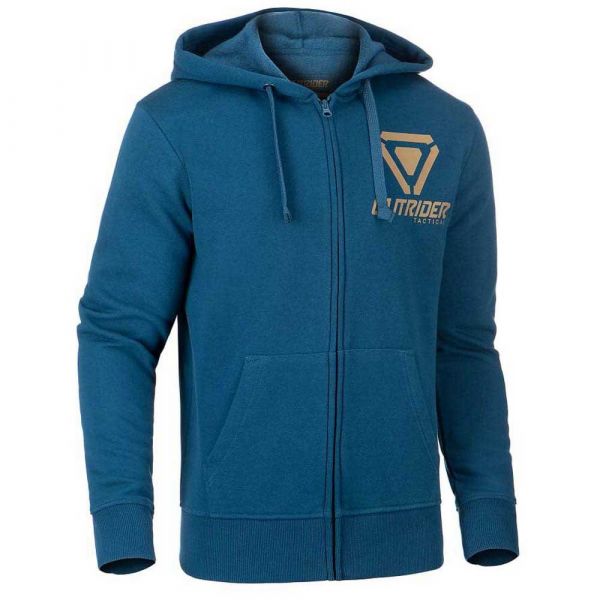 Outrider Tactical Logo Full Zip Sweatshirt Azul L Homem