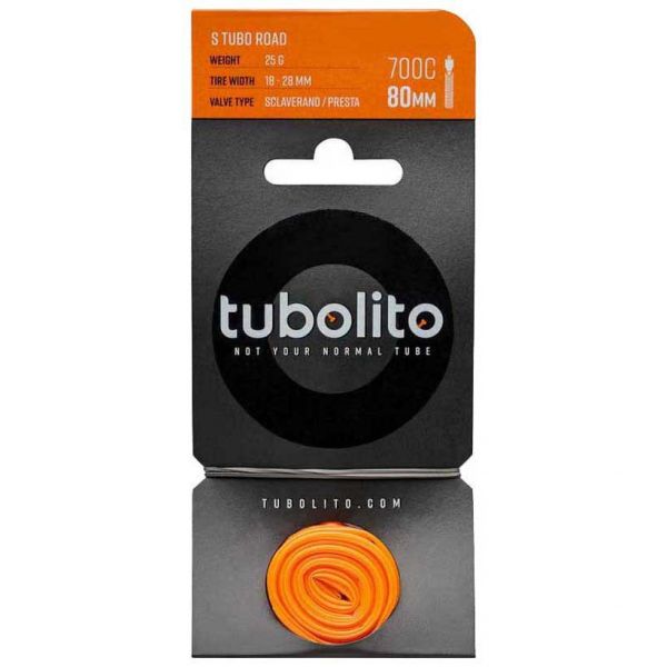 Tubolito Câmaras de ar S Tube Road 80 Mm Orange 700C x 18-28