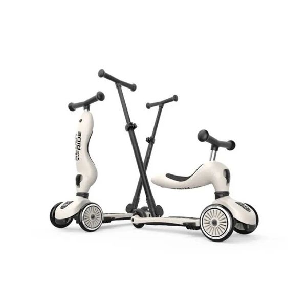 Scoot and Ride Scooter e Carrinho de Passeio para Crianças Highwaykick 1 Push And Go Areia