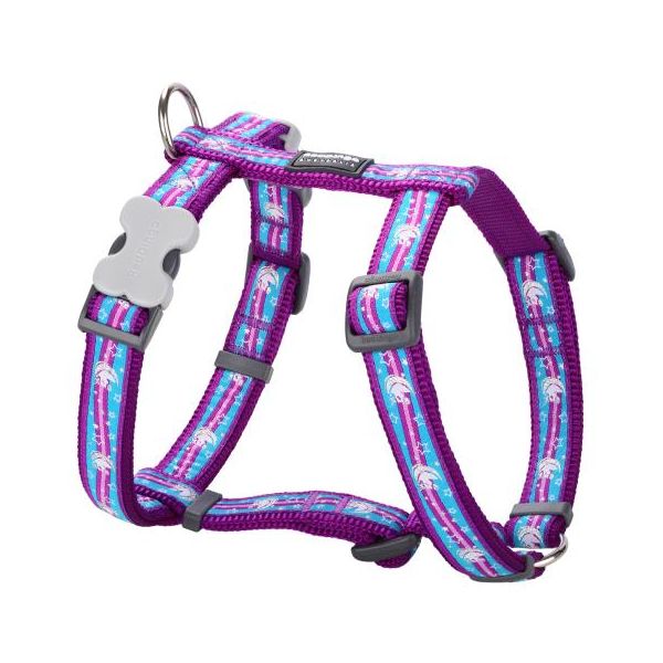 Red Dingo Arnês Design Unicorn Roxo L