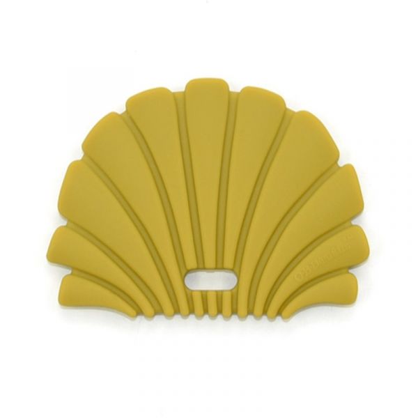 O.B Designs Shell Teether Mordedor Gold 3M+