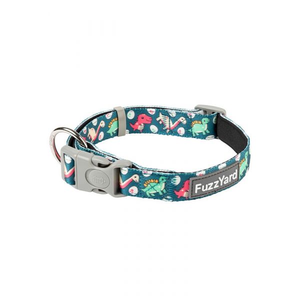 Fuzzyard Coleira Neopreno Dinosaur Land M