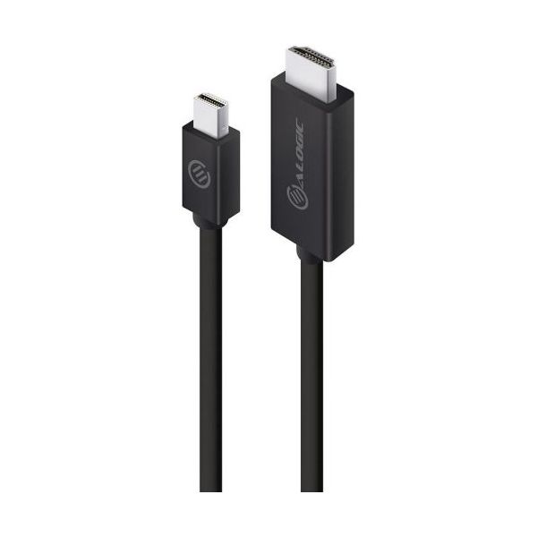 Alogic Cabo Mini DisplayPort para HDMI Elements M/M 1m - ELMDPHD-01
