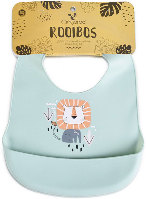 Babete silicone Cangaroo Rooibos grey