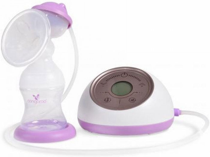 Bomba extratora leite materno elétrica Cangaroo Elegance purple