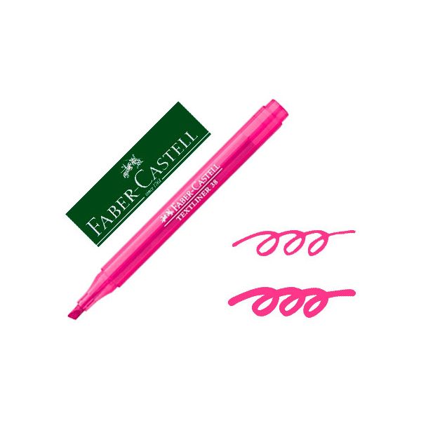 Faber-castell Marcador Faber Fluorescente Textliner 38 Rosa - OFF151875CE