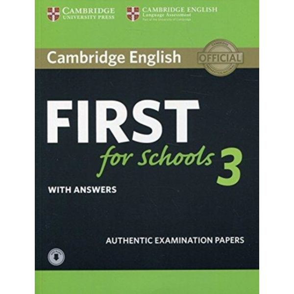 Cambridge English First for Schools 3 Student's Book with Answers with Audio