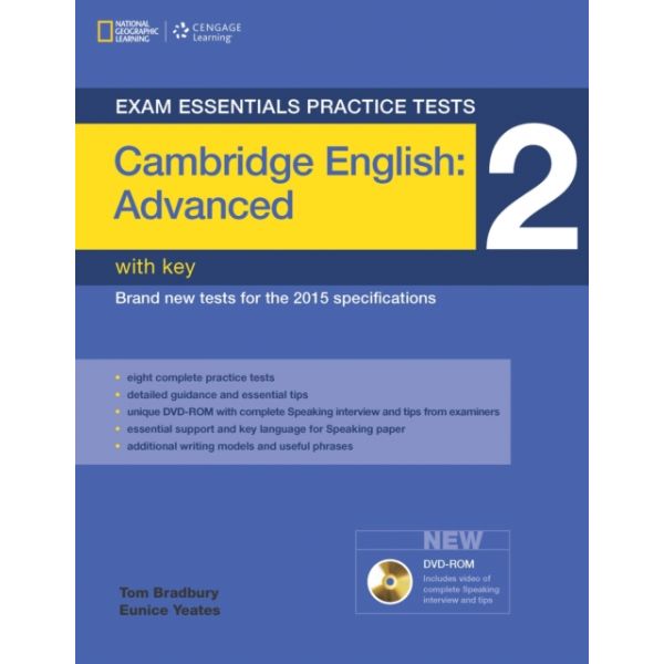 Exam Essentials: Cambridge Advanced Practice Test 2 W/Key + Dvd-Rom