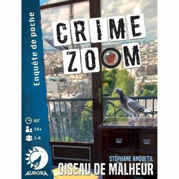 Asmodee Jogo de Mesa Crime Zoom: Oiseau de Malheur (FR)