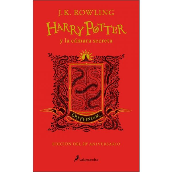 Harry Potter Y La Cámara Secreta (edición Gryffindor Del 20º Aniversario) (harry Potter 2): Rojo