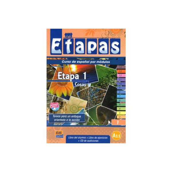 Etapas Español - Etapa 1 Nivel A1.1: Cosas - Libro del Alumno, de Ejercícios y CD