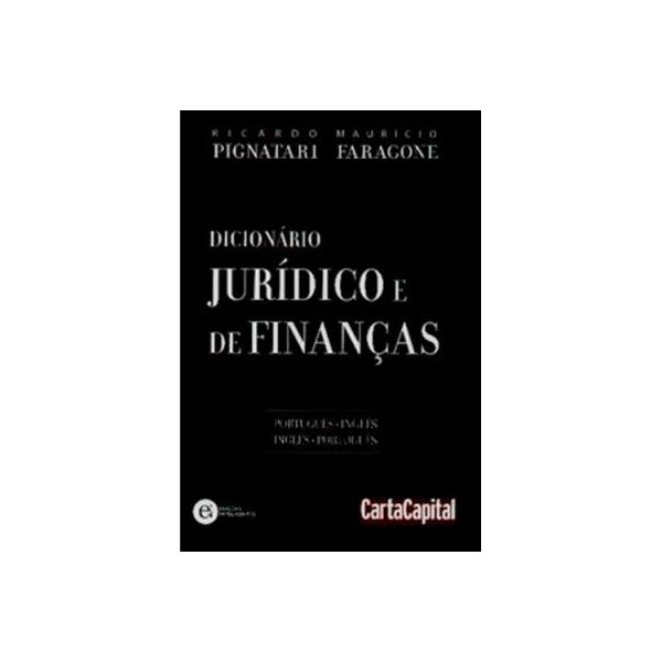 Dicionário jurídico e de finanças