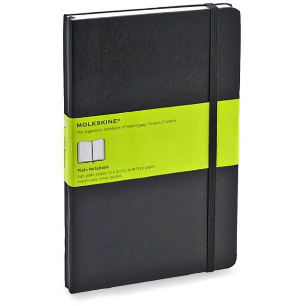 Moleskine Caderno L Liso Preto