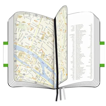 Bloco Notas Mapa Cidade Lisboa Moleskine Clássico x 1un