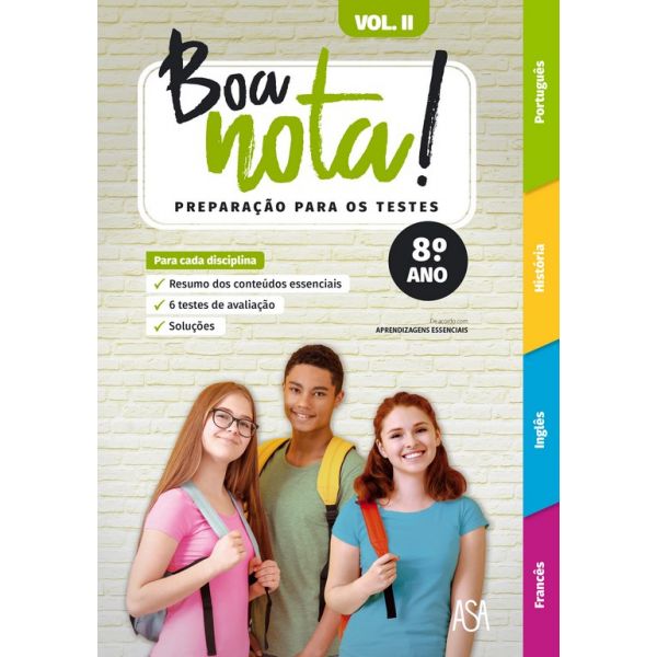 Boa Nota! Preparação para os Testes 8.º Ano Vol 2