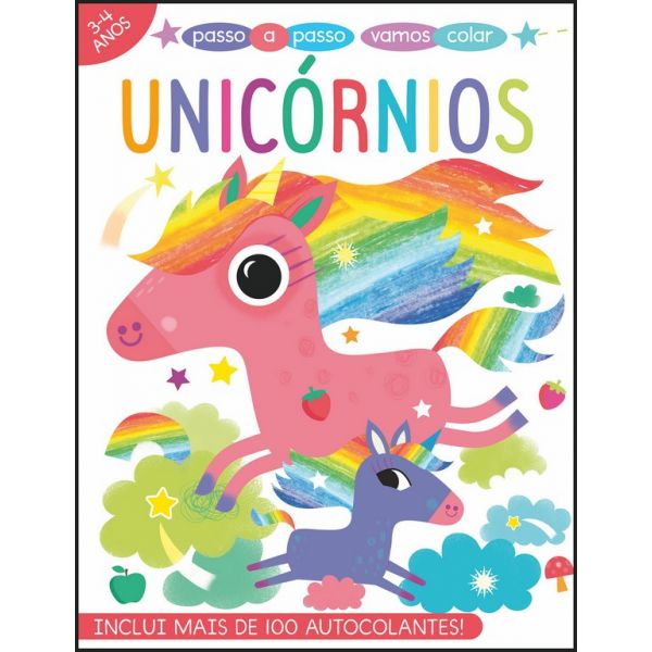 Passo a Passo. Vamos Colar: Unicórnios