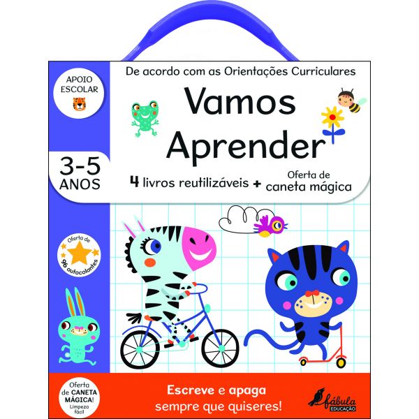 Vamos Aprender 3-5 Anos: Escreve e Apaga