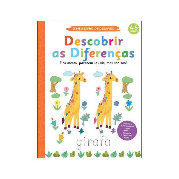 O Meu Livro de Desafios: Descobrir as Diferenças