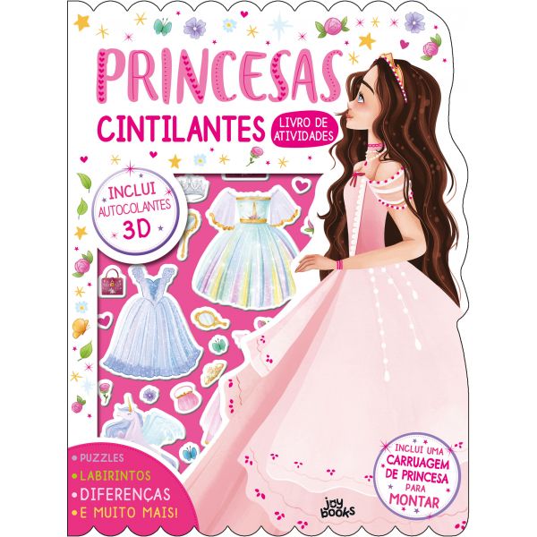 Princesas Cintilantes: Livro de Atividades