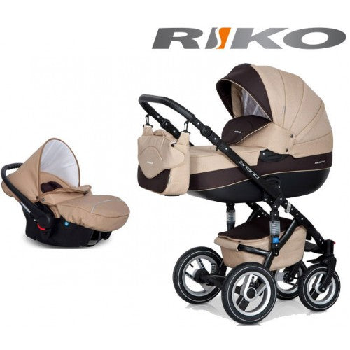 RIKO - Carrinho multifuncional BRANO + CARLO Mocca