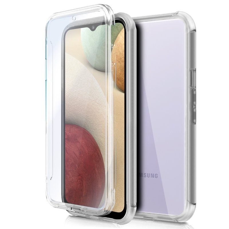 Capa Dupla 360 Samsung Galaxy A12 Transparente