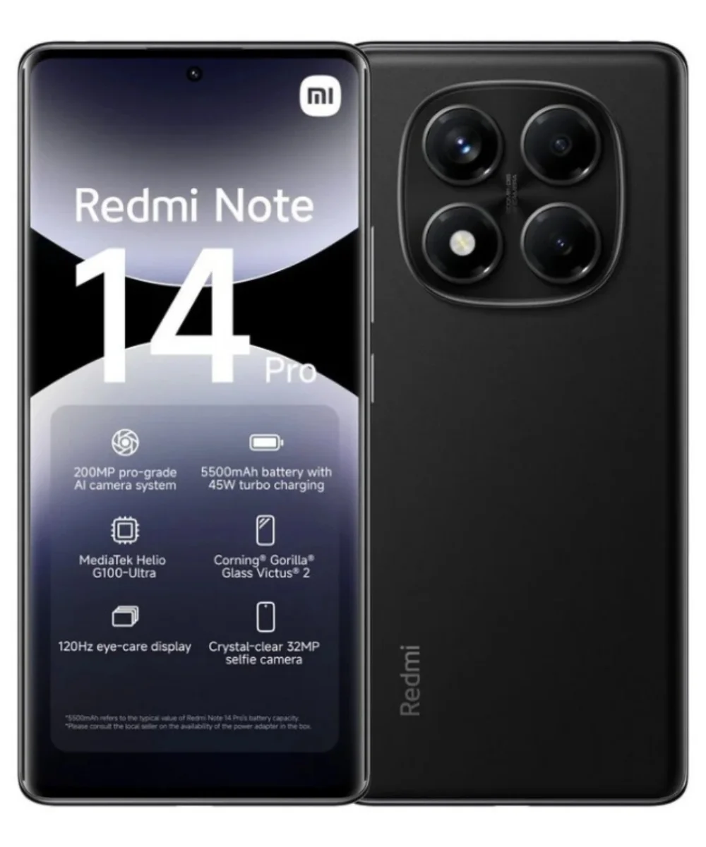 Xiaomi Redmi Note 14 Pro 4G 12GB/512GB Preto